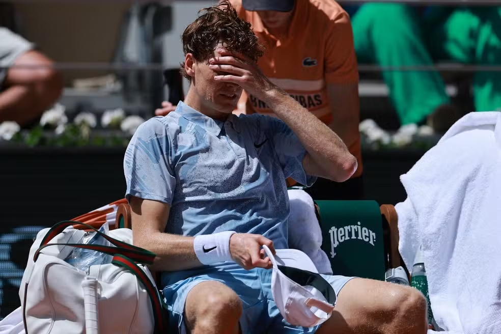 Zebra Sinner Roland Garros