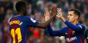 coutinho e dembele barcelona