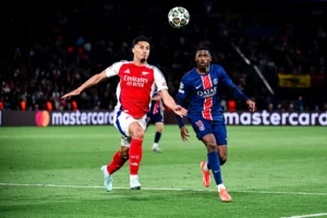 dembele x arsenal saliba psg