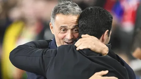 Luis Enrique Mikel Arteta Arsenal x PSG