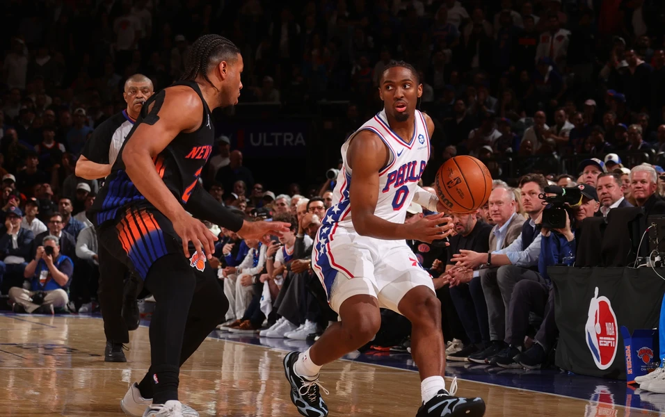 Knicks montam plano para controlar o elétrico Tyrese Maxey