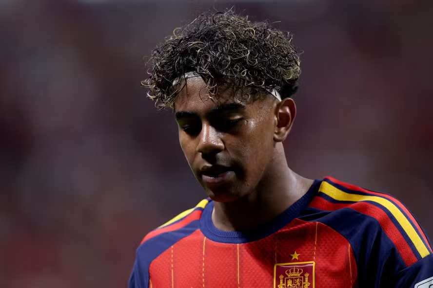 Lamine Yamal, Espanha, Copa do Mundo 2026. Foto: Mattia Ozbot/Getty Images North America/Getty Images via AFP