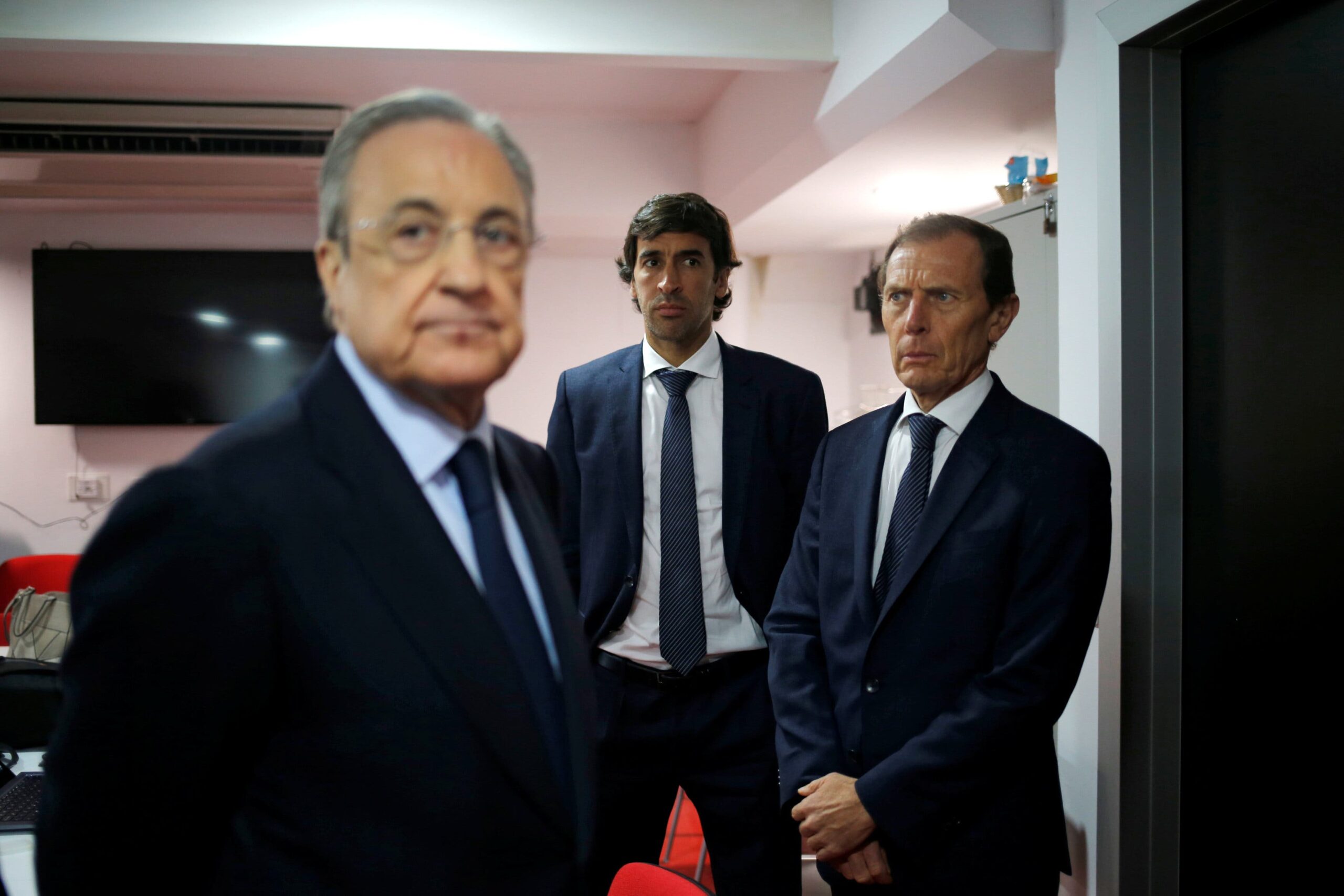 raúl gonzález e florentino perez real madrid