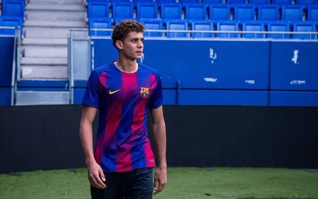 Hamza Abdelkarim, Barcelona. Foto: Divulgação/FC Barcelona