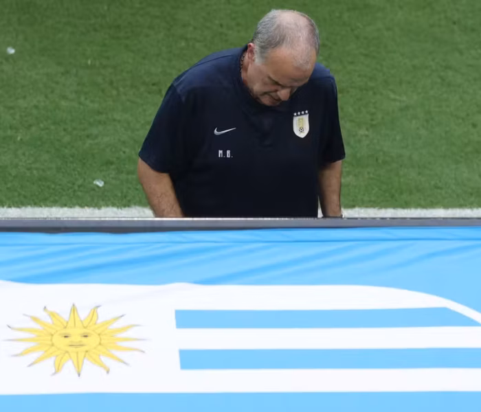 Marcelo Bielsa, Uruguai. Foto: Paul Childs/Reuters