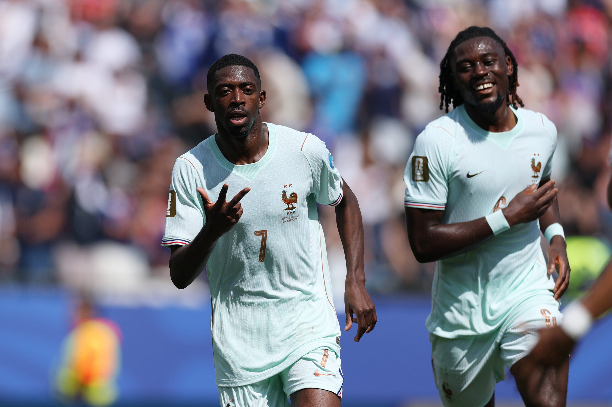 Ousmane Dembélé, Noruega x França, Copa do Mundo 2026. Foto: Maddie Meyer/Fifa via Getty Images