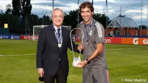raúl gonzález e florentino perez real madrid