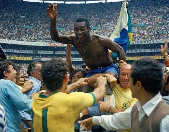 Pelé, campeão, Copa do Mundo, México