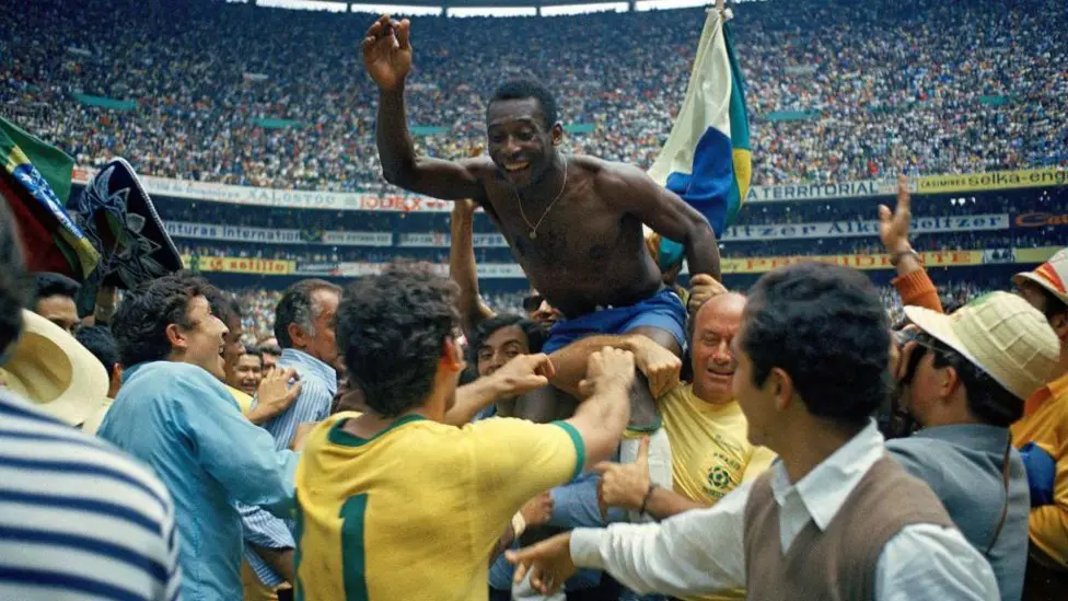 Pelé, campeão, Copa do Mundo, México