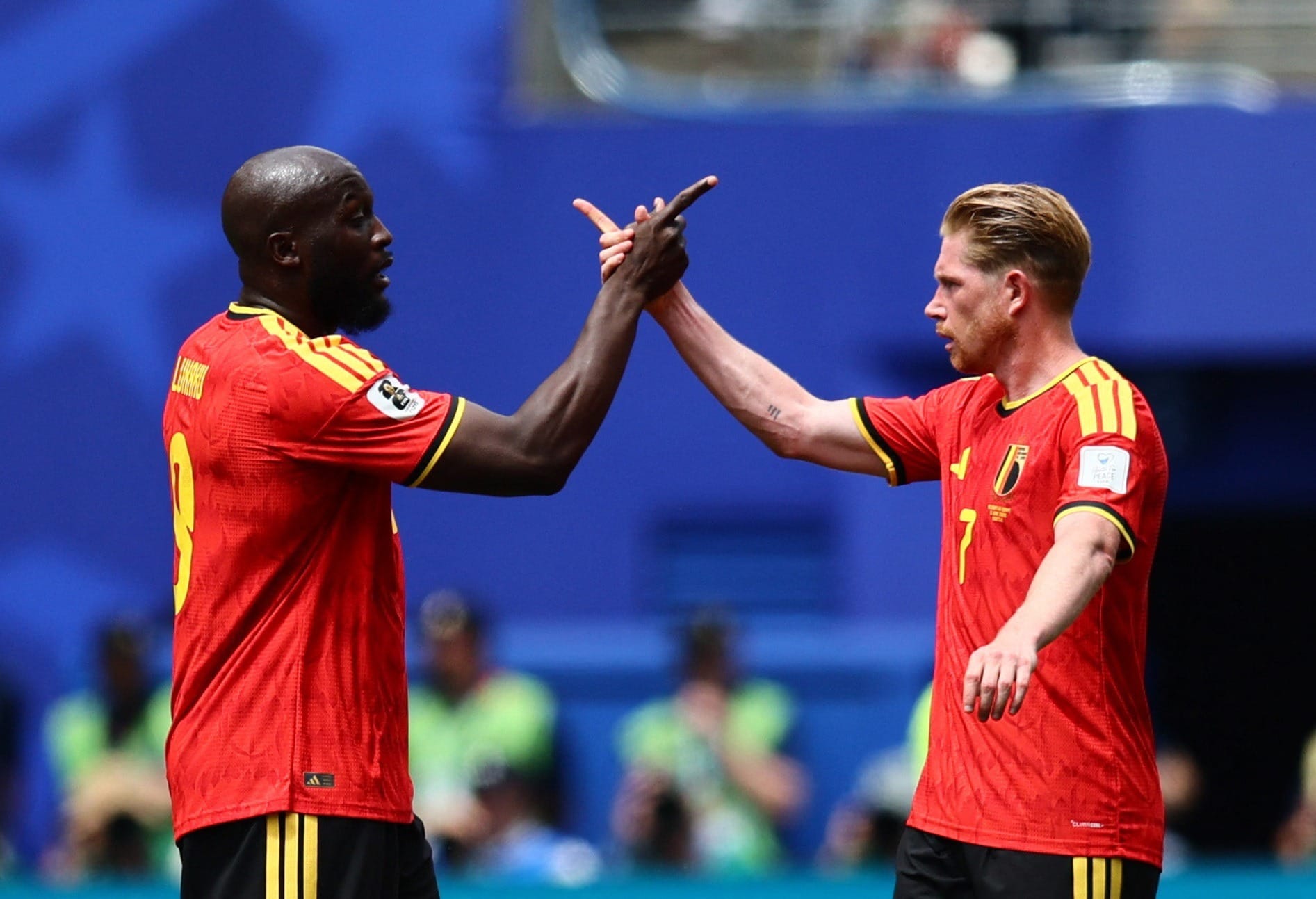 Bélgica - Lukaku e De Bruyne