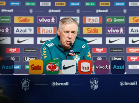 Carlo Ancelotti - técnico da seleção brasileira - Brasil