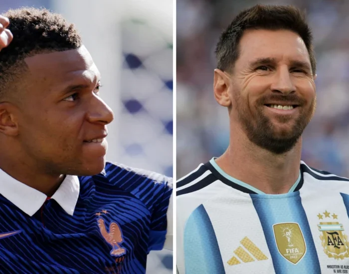Copa do Mundo Mbappe Messi