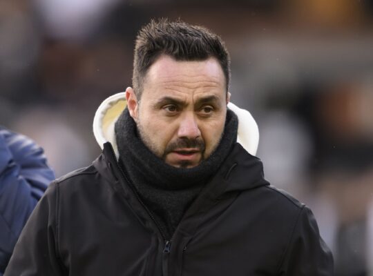 Roberto De Zerbi, Tottenham. Foto: David Horton/ CameraSport via Getty Images