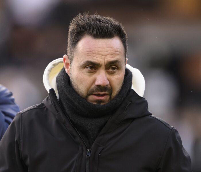 Roberto De Zerbi, Tottenham. Foto: David Horton/ CameraSport via Getty Images