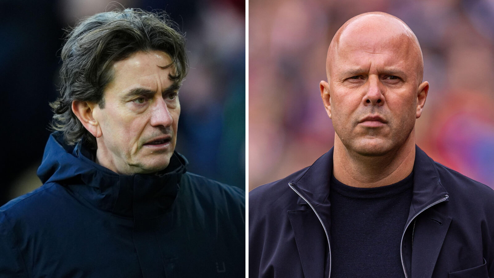Arne Slot Thomas Frank Premier League