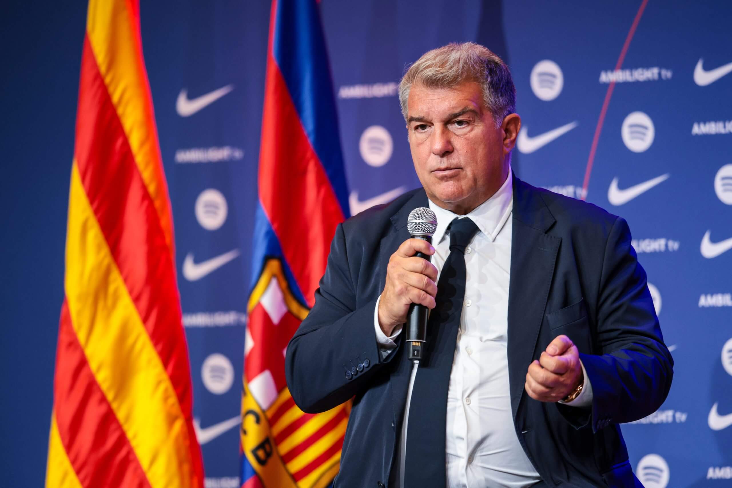 Joan Laporta - presidente do Barcelona