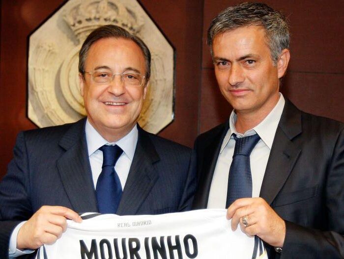 Real Madrid - José Mourinho e Florentino Perez