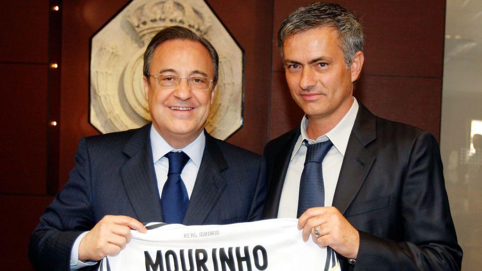Real Madrid - José Mourinho e Florentino Perez