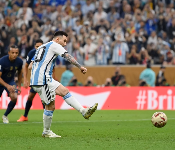 Lionel Messi, Argentina x França, Copa do Mundo 2022. Foto: Reprodução/Getty Images