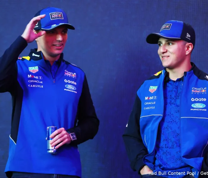 Verstappen Hadjar Red Bull