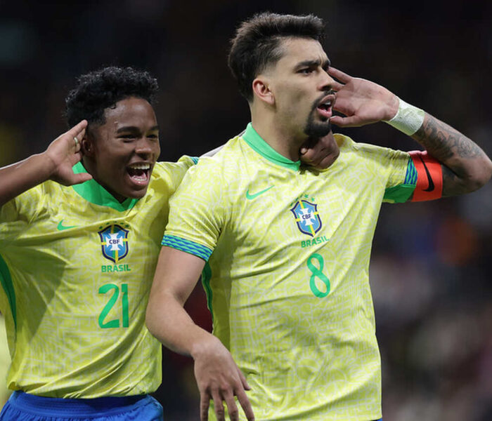 Paquetá e Endrick - Seleção Brasileira