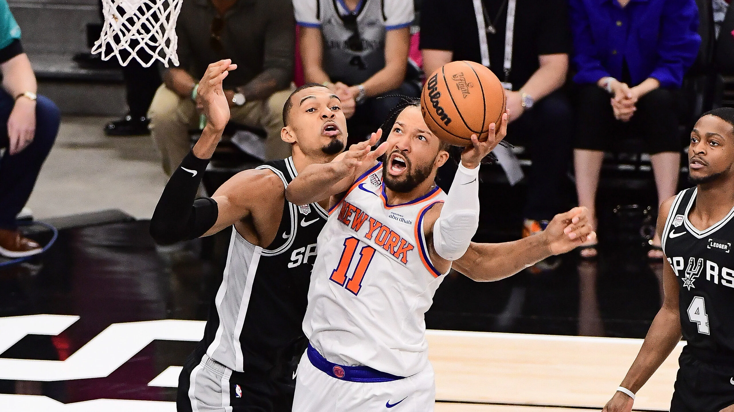 New York Knicks x San Antonio Spurs (Foto: Adam Pantozzi/NBAE via Getty Images)