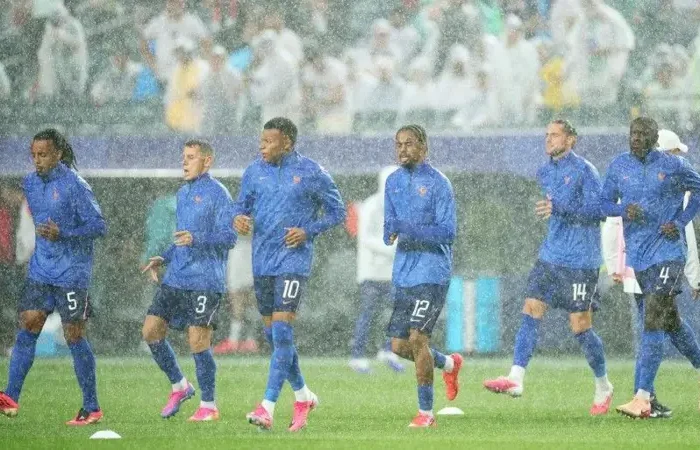 copa frança chuva