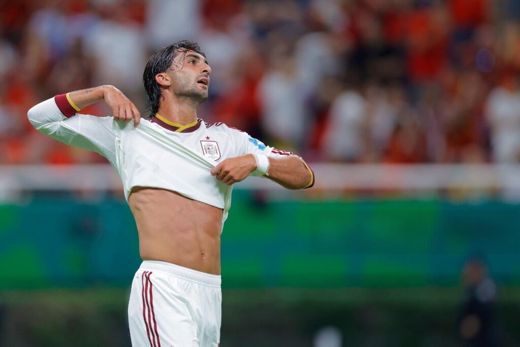 Ferrán Torres, Uruguai x Espanha, Copa do Mundo 2026. Foto: Luis Cano/Jam Media/Getty Images