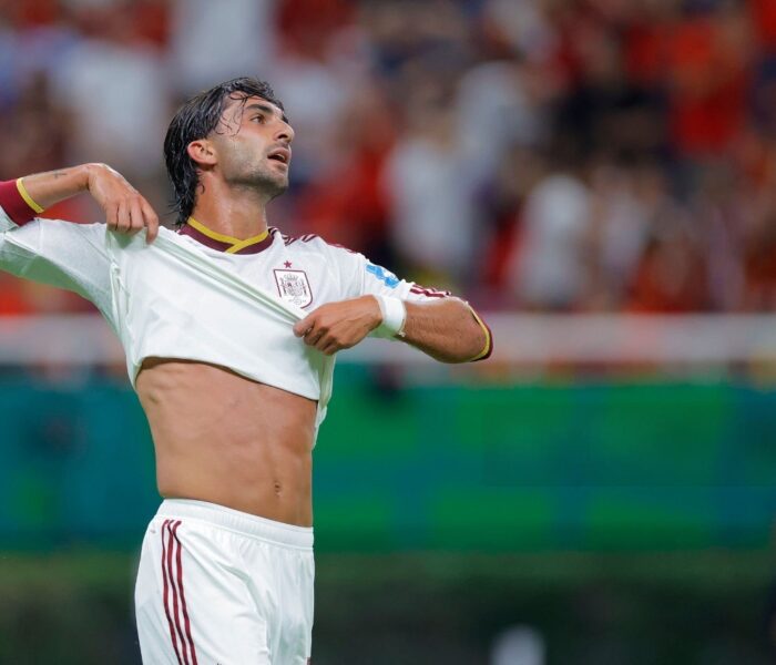 Ferrán Torres, Uruguai x Espanha, Copa do Mundo 2026. Foto: Luis Cano/Jam Media/Getty Images