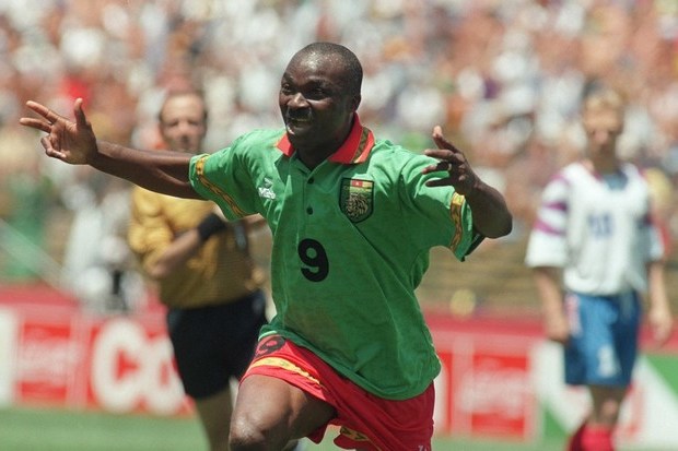 Roger Milla jogador de Camarões