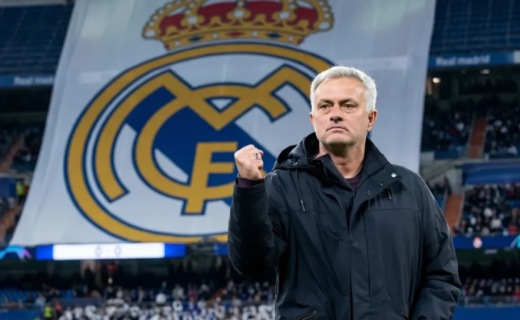 Real Madrid, José Mourinho. Foto: Bola Vip (imagem gerada por Gemini)