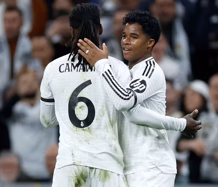 endrick e camavinga real madrid