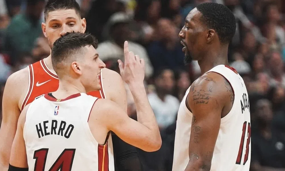 Briga entre Adebayo e Herro expõe bastidores da troca entre Heat e Bucks