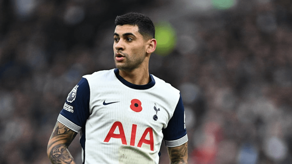 Cristian Romero, Tottenham. Foto: Reprodução/Getty Images.