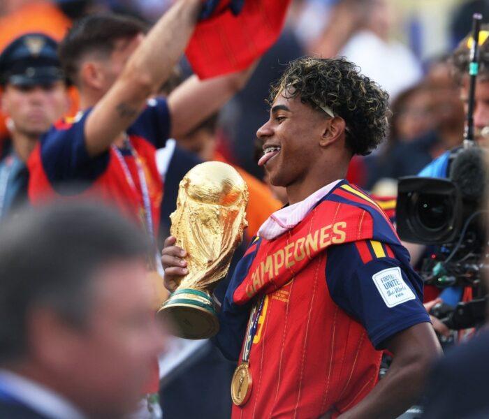Espanha - Lamine Yamal campeão da Copa do Mundo