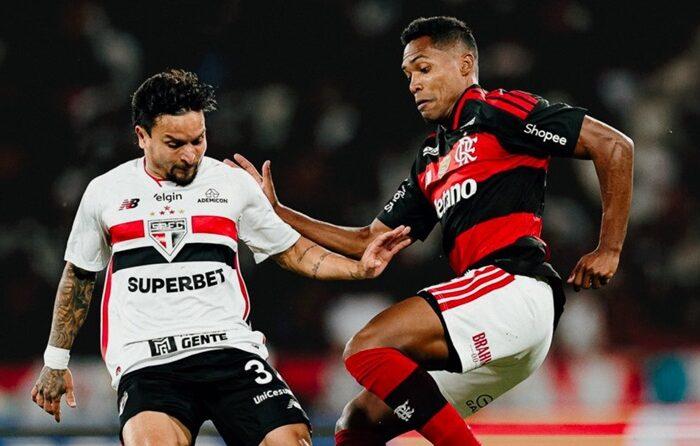 Flamengo e São Paulo empataram em 1 a 1 no Maracanã