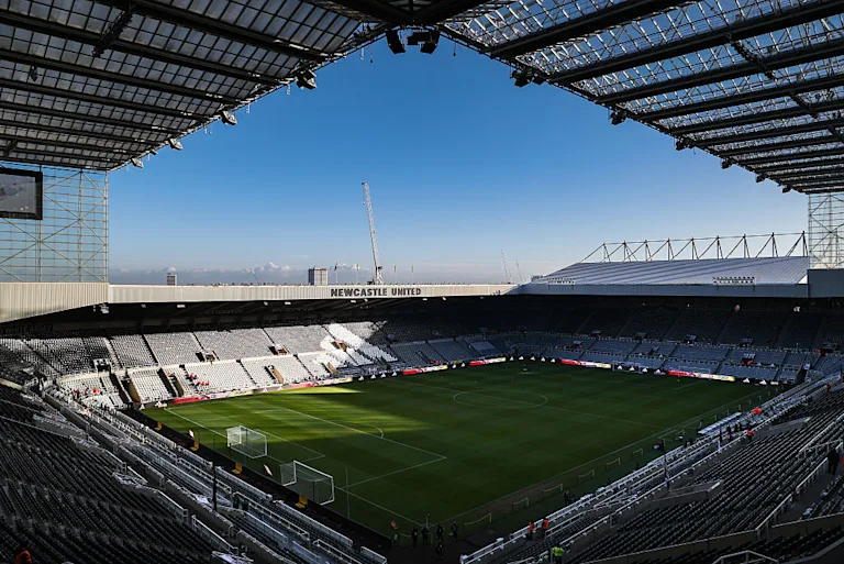 St. James Park, Newcastle United. Foto: Reprodução/Getty Images via Newcastle United