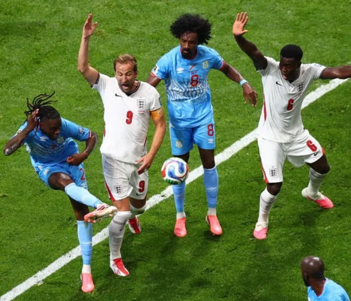 Inglaterra vence RD Congo pela Copa do Mundo