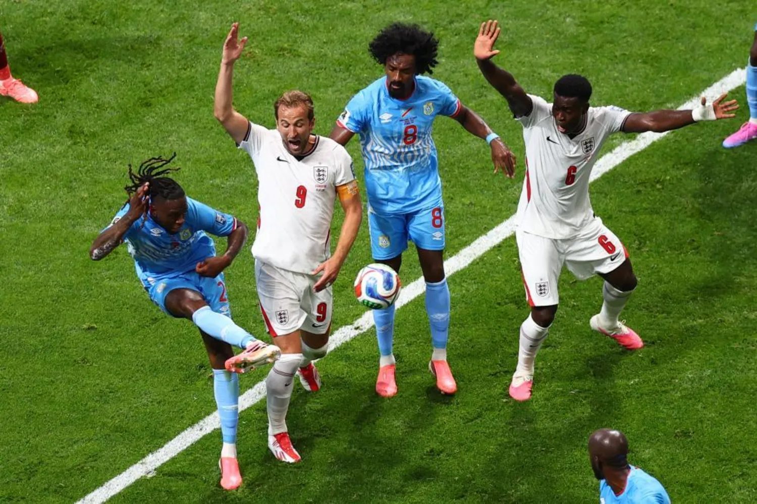 Inglaterra vence RD Congo pela Copa do Mundo