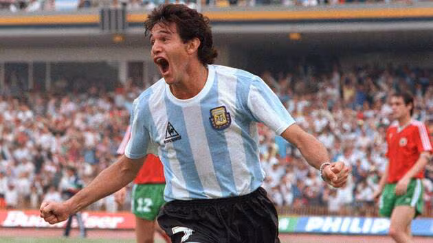 Jorge Burruchaga, Argentina 1986. Foto: Del Percio/AFP