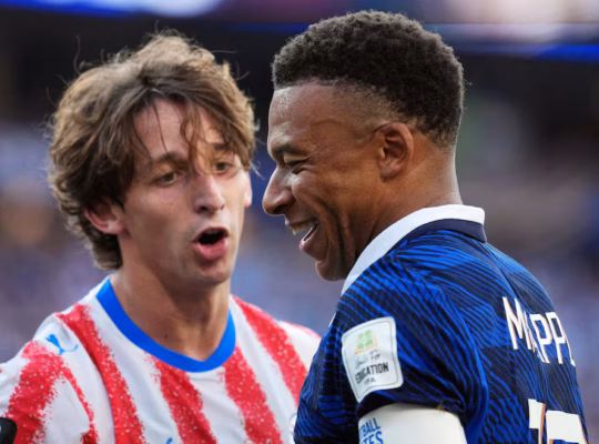 Galarza, Kylian Mbappé, Copa do Mundo 2026. Foto: Divulgação/Reuters