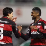 Pedro e Bruno Henrique, Chapecoense x Flamengo, Brasileirão 2026. Foto: Liamara Polli/AGIF