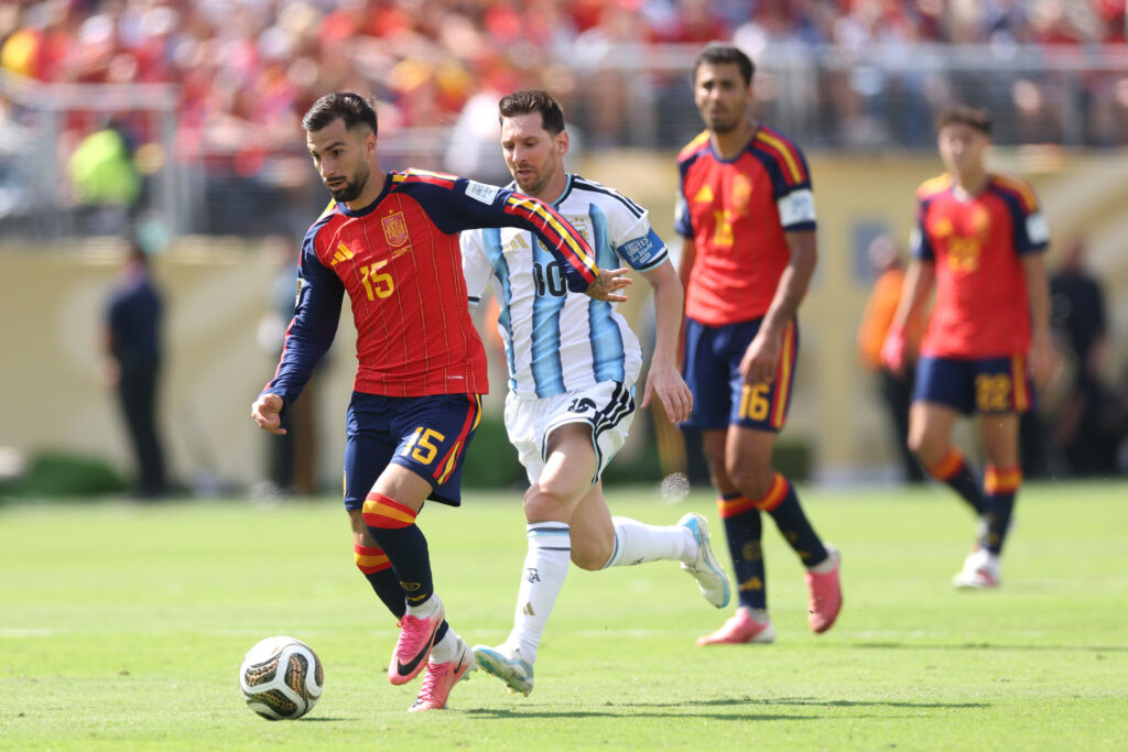 Espanha x Argentina, Copa do Mundo 2026. Foto: Lars Baron/Getty Images