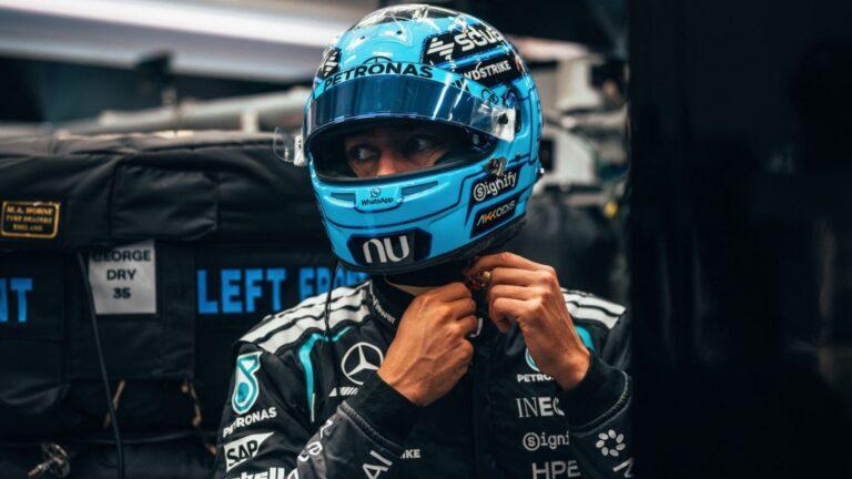George Russell explica queda de desempenho e aponta vilão da Mercedes em Madri
