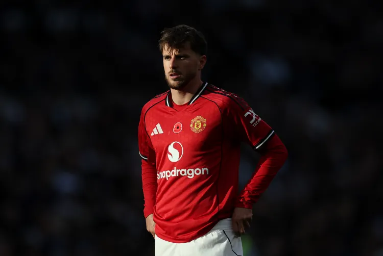 Mason Mount, Manchester United. Foto: Reprodução/Getty Images via The Busby Babe.