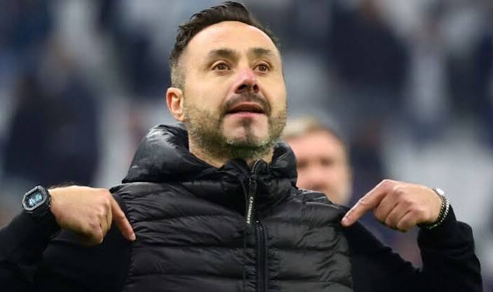Tottenham é treinado pelo italiano Roberto De Zerbi