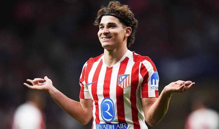 Julián Álvarez é jogador do Atlético de Madrid