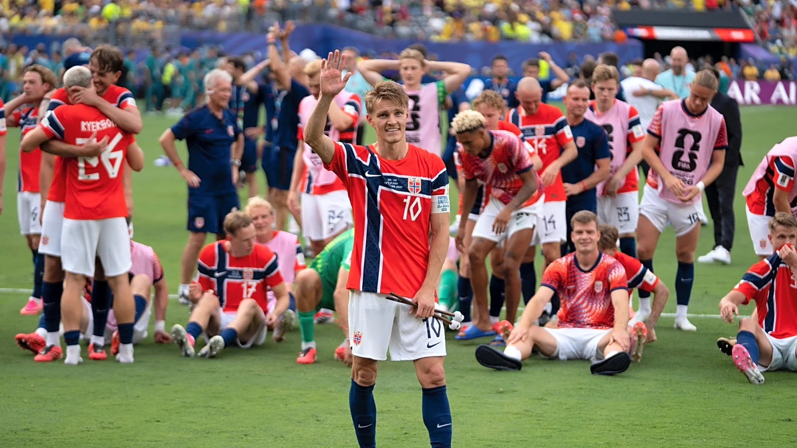 Martin Odegaard Brasil x Noruega