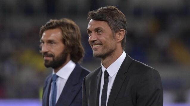 Pirlo e Maldini Itália