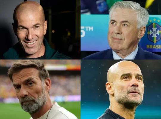 espanha copa zidane klopp guardiola ancelotti